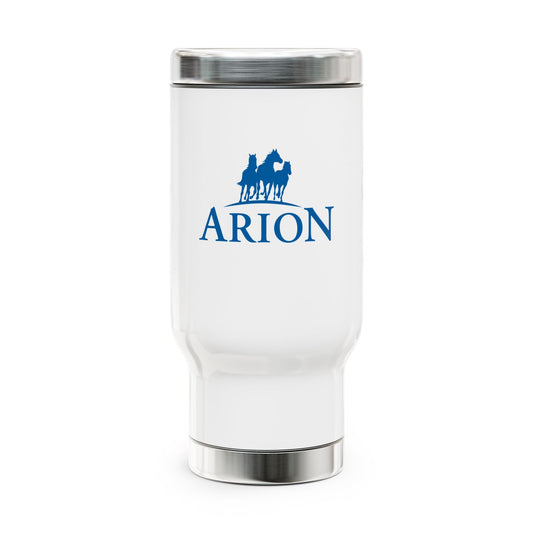 Stainless Steel Travel Mug with Handle, 14oz